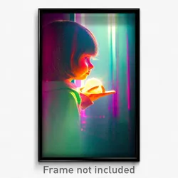 Pixel Art Poster - Sweet Mind (8 Bit Psychedelic Trippy Weird Video Game Print)