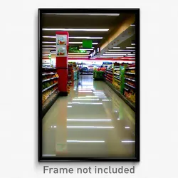 Pixel Art Poster - Neat Grocery Store (8 Bit Psychedelic Video Game Print)
