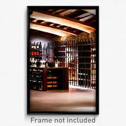 Pixel Art Poster - Beautiful Cellar (8 Bit Psychedelic Trippy Video Game Print)