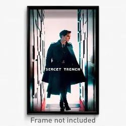 Pixel Art Poster - Secret Trench (8 Bit Psychedelic Trippy Video Game Print)