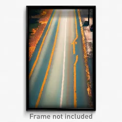 Pixel Art Poster - Antique Crossroad (8 Bit Psychedelic Trippy Video Game Print)