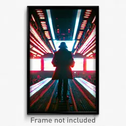 Pixel Art Poster - Elaborate Relicry (8 Bit Psychedelic Trippy Video Game Print)