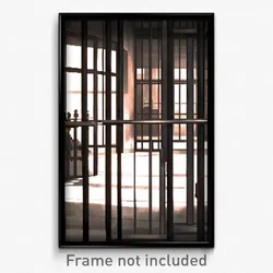 Pixel Art Poster - Zealous Jail (8 Bit Psychedelic Trippy Video Game Print)