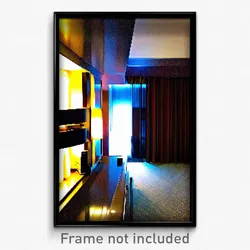 Pixel Art Poster - Candid Hotel (8 Bit Psychedelic Trippy Video Game Print)