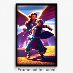 Pixel Art Poster - Animated Conquest (8 Bit Psychedelic Trippy Video Game Print)