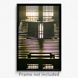 Pixel Art Poster - Homely Grate (8 Bit Psychedelic Trippy Video Game Print)