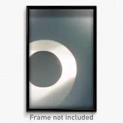 Pixel Art Poster - Smooth Circle (8 Bit Psychedelic Trippy Video Game Print)