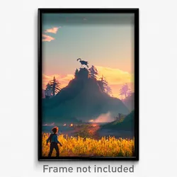 Pixel Art Poster - Wild Warren (8 Bit Psychedelic Trippy Weird Video Game Print)