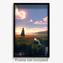 Pixel Art Poster - Webbed Moor (8 Bit Psychedelic Trippy Weird Video Game Print)