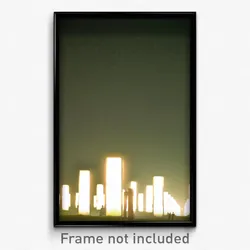 Pixel Art Poster - Dim Henge (8 Bit Psychedelic Trippy Weird Video Game Print)