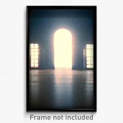 Pixel Art Poster - Neglected Opening (8 Bit Psychedelic Trippy Video Game Print)