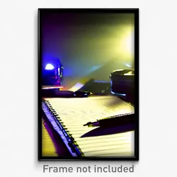 Pixel Art Poster - Dim Pen (8 Bit Psychedelic Trippy Weird Video Game Print)