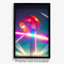Pixel Art Poster - Upbeat Remains (8 Bit Psychedelic Trippy Video Game Print)