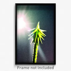 Pixel Art Poster - Haunting Spike (8 Bit Psychedelic Trippy Video Game Print)