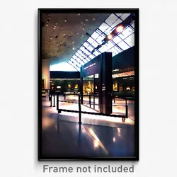 Pixel Art Poster - Valuable Museum (8 Bit Psychedelic Trippy Video Game Print)