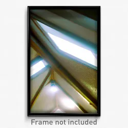 Pixel Art Poster - Bumpy Attic (8 Bit Psychedelic Trippy Weird Video Game Print)