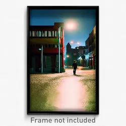 Pixel Art Poster - Humble Ghetto (8 Bit Psychedelic Trippy Video Game Print)