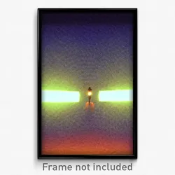 Pixel Art Poster - Dense Vike (8 Bit Psychedelic Trippy Weird Video Game Print)