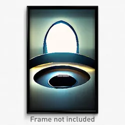 Pixel Art Poster - Oval Well (8 Bit Psychedelic Trippy Weird Video Game Print)
