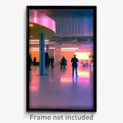 Pixel Art Poster - Noted Meeting Place (8 Bit Psychedelic Video Game Print)