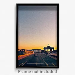 Pixel Art Poster - Empty Berlin (8 Bit Psychedelic Trippy Video Game Print)