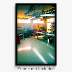 Pixel Art Poster - Cool Workshop (8 Bit Psychedelic Trippy Video Game Print)