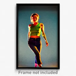 Pixel Art Poster - Spotless Crop (8 Bit Psychedelic Trippy Video Game Print)