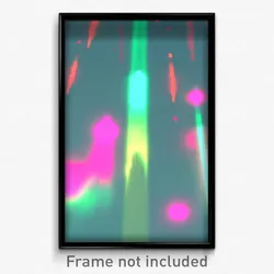 Pixel Art Poster - Glitchy Gallows (8 Bit Psychedelic Trippy Video Game Print)