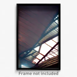 Pixel Art Poster - Heavenly Roof (8 Bit Psychedelic Trippy Video Game Print)