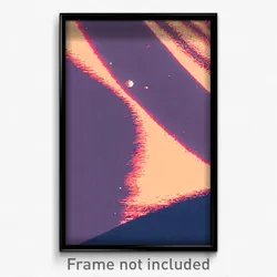 Pixel Art Poster - Artistic Mars (8 Bit Psychedelic Trippy Video Game Print)