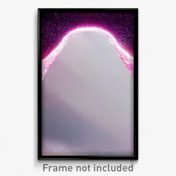 Pixel Art Poster - Bubbly Notch (8 Bit Psychedelic Trippy Video Game Print)