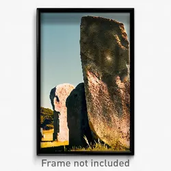 Pixel Art Poster - Worn Megalith (8 Bit Psychedelic Trippy Video Game Print)