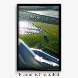 Pixel Art Poster - Silver Fields (8 Bit Psychedelic Trippy Video Game Print)