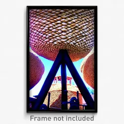 Pixel Art Poster - Whopping Granary (8 Bit Psychedelic Trippy Video Game Print)