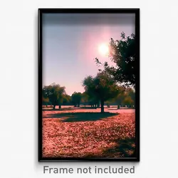 Pixel Art Poster - Dry Park (8 Bit Psychedelic Trippy Weird Video Game Print)