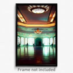Pixel Art Poster - Impeccable Ballroom (8 Bit Psychedelic Video Game Print)