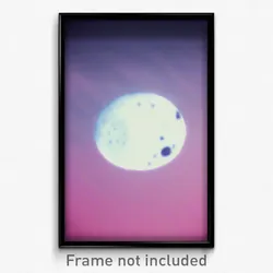 Pixel Art Poster - Stained Pluto (8 Bit Psychedelic Trippy Video Game Print)