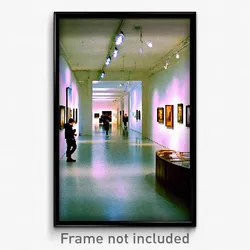 Pixel Art Poster - Immaculate Gallery (8 Bit Psychedelic Video Game Print)