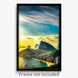Pixel Art Poster - Massive Rio De Janeiro (8 Bit Psychedelic Video Game Print)
