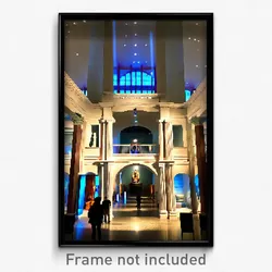 Pixel Art Poster - Well Made Museum (8 Bit Psychedelic Trippy Video Game Print)