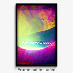 Pixel Art Poster - Faraway Lancet (8 Bit Psychedelic Trippy Video Game Print)