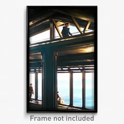 Pixel Art Poster - Tremendous Lookout (8 Bit Psychedelic Video Game Print)