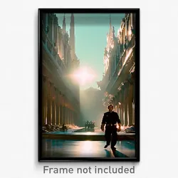 Pixel Art Poster - Terrific State (8 Bit Psychedelic Trippy Video Game Print)