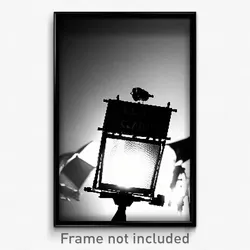 Pixel Art Poster - Black And White Claim (8 Bit Psychedelic Video Game Print)