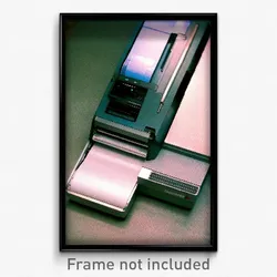 Pixel Art Poster - Clear Printer (8 Bit Psychedelic Trippy Video Game Print)