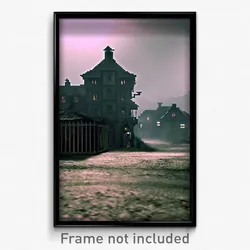 Pixel Art Poster - Creepy Oubliette (8 Bit Psychedelic Trippy Video Game Print)