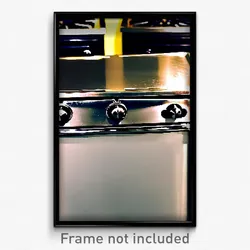 Pixel Art Poster - Polished Stove (8 Bit Psychedelic Trippy Video Game Print)