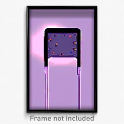 Pixel Art Poster - Rectangular Pound (8 Bit Psychedelic Trippy Video Game Print)