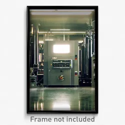 Pixel Art Poster - Advanced Boiler Room (8 Bit Psychedelic Video Game Print)