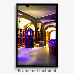 Pixel Art Poster - Plush Cellar (8 Bit Psychedelic Trippy Video Game Print)